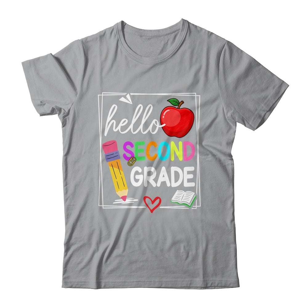 Hello Second Grade Team 2nd Grade Back To School Teacher Kid Shirt & Hoodie | siriusteestore