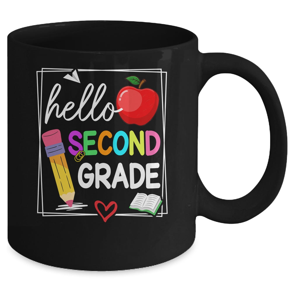 Hello Second Grade Team 2nd Grade Back To School Teacher Kid Mug | siriusteestore