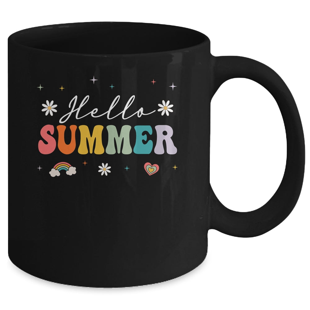 Hello Summer Cute Design Summer Vacation For Women Girl Mug | siriusteestore