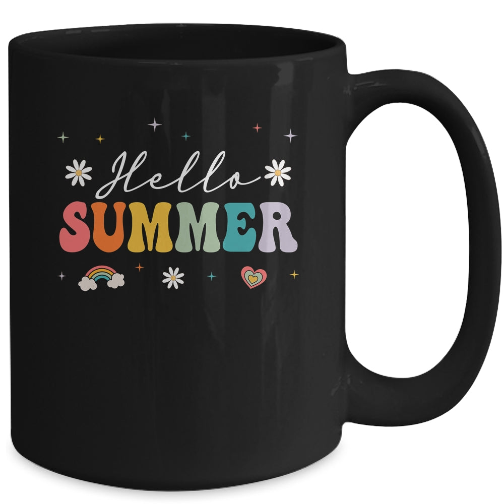 Hello Summer Cute Design Summer Vacation For Women Girl Mug | siriusteestore