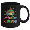 Hello Summer End Of School Year Teacher Cute For Women Kids Mug | siriusteestore