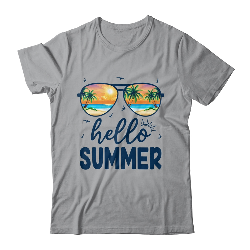 Hello Summer Happy Last Day Of School For Teacher Student Shirt & Tank Top | siriusteestore