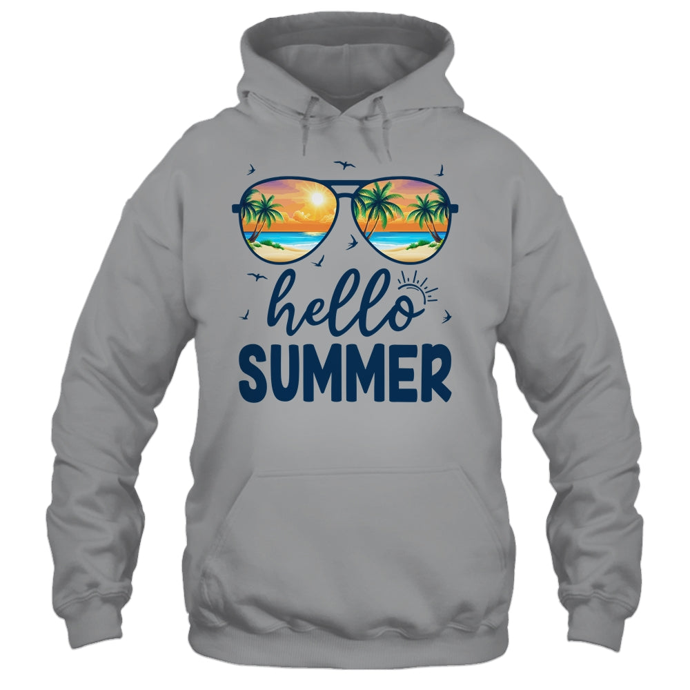 Hello Summer Happy Last Day Of School For Teacher Student Shirt & Tank Top | siriusteestore