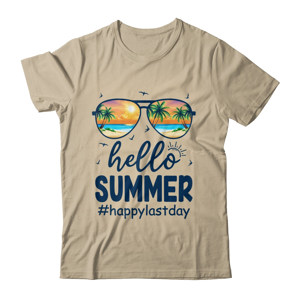 Hello Summer Happy Last Day Of School Teacher Student Shirt & Tank Top | siriusteestore