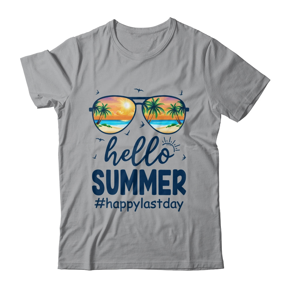 Hello Summer Happy Last Day Of School Teacher Student Shirt & Tank Top | siriusteestore