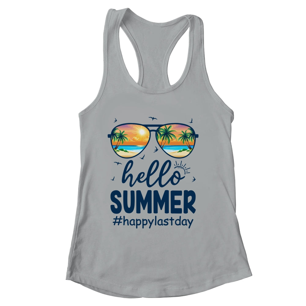 Hello Summer Happy Last Day Of School Teacher Student Shirt & Tank Top | siriusteestore