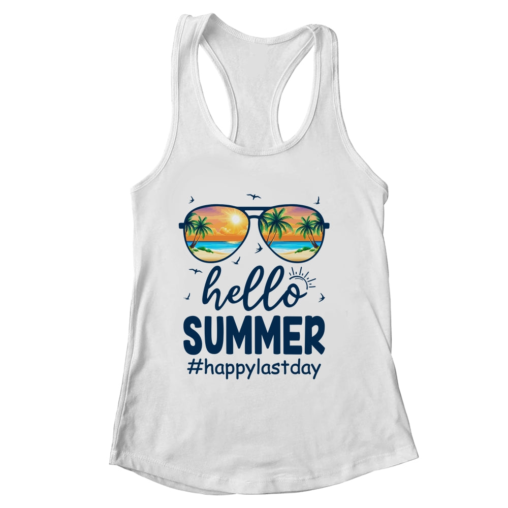 Hello Summer Happy Last Day Of School Teacher Student Shirt & Tank Top | siriusteestore