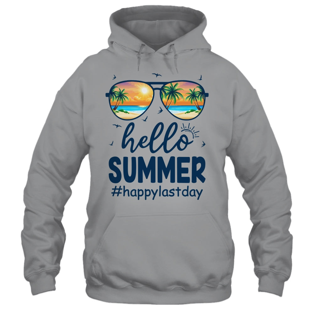 Hello Summer Happy Last Day Of School Teacher Student Shirt & Tank Top | siriusteestore