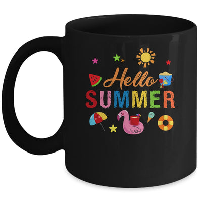 Hello Summer Happy Last Day School Summer Vacation For Kids Mug | siriusteestore