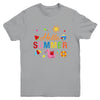 Hello Summer Happy Last Day School Summer Vacation For Kids Youth Shirt | siriusteestore