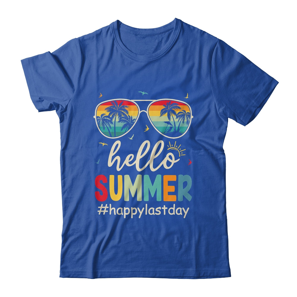 Hello Summer Happy Summer Vacation Retro Beach Men Women Shirt & Tank Top | siriusteestore