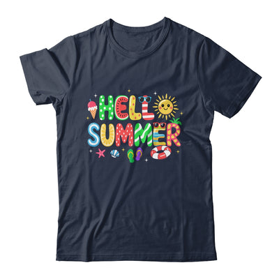 Hello Summer Vacation Ice Cream Popsicle Watermelon Beach Shirt & Tank Top | siriusteestore