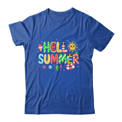 Hello Summer Vacation Ice Cream Popsicle Watermelon Beach Shirt & Tank Top | siriusteestore