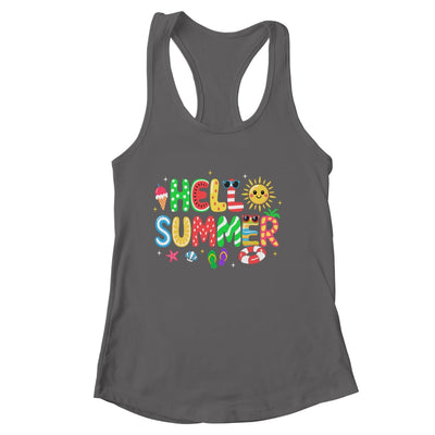 Hello Summer Vacation Ice Cream Popsicle Watermelon Beach Shirt & Tank Top | siriusteestore