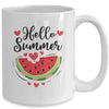 Hello Summer Watermelon Vacation Season Beach Summer Mug | siriusteestore