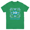 Hello Ten Double Digits Blue Coquette Bow 10th Birthday Girl Youth Shirt | siriusteestore