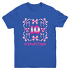 Hello Ten Double Digits Pink Coquette Bow 10th Birthday Girl Youth Shirt | siriusteestore