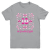 Hello Ten Double Digits Pink Coquette Bow 10th Birthday Girl Youth Shirt | siriusteestore