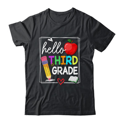 Hello Third Grade Team 3rd Grade Back To School Teacher Kids Shirt & Hoodie | siriusteestore