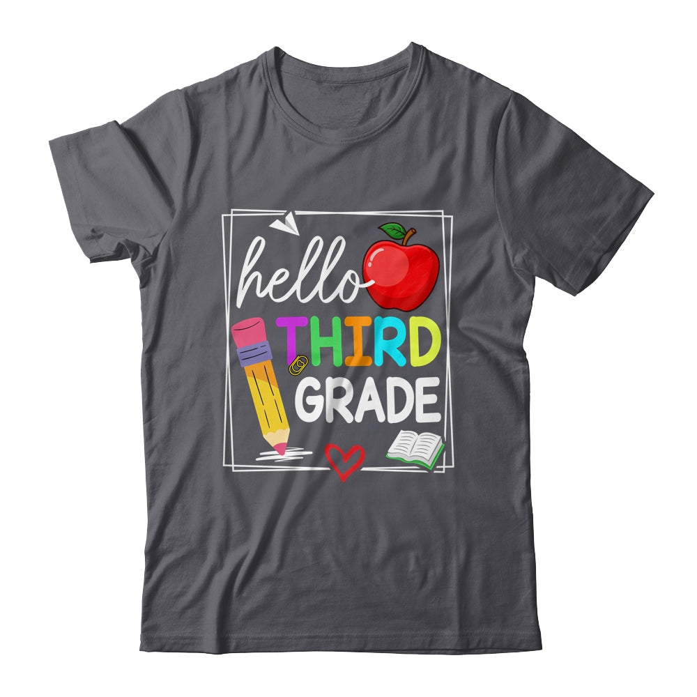 Hello Third Grade Team 3rd Grade Back To School Teacher Kids Shirt & Hoodie | siriusteestore