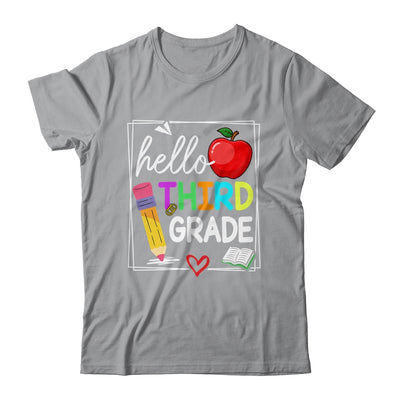 Hello Third Grade Team 3rd Grade Back To School Teacher Kids Shirt & Hoodie | siriusteestore