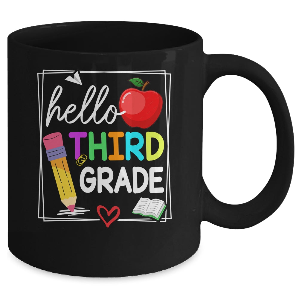 Hello Third Grade Team 3rd Grade Back To School Teacher Kids Mug | siriusteestore