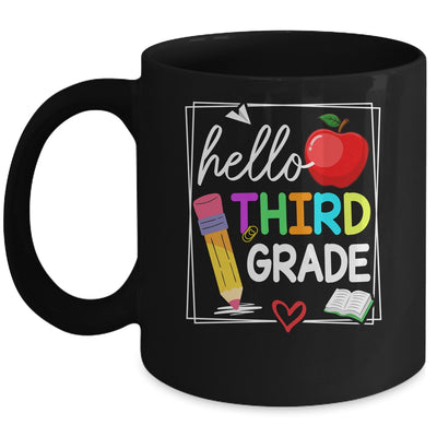Hello Third Grade Team 3rd Grade Back To School Teacher Kids Mug | siriusteestore