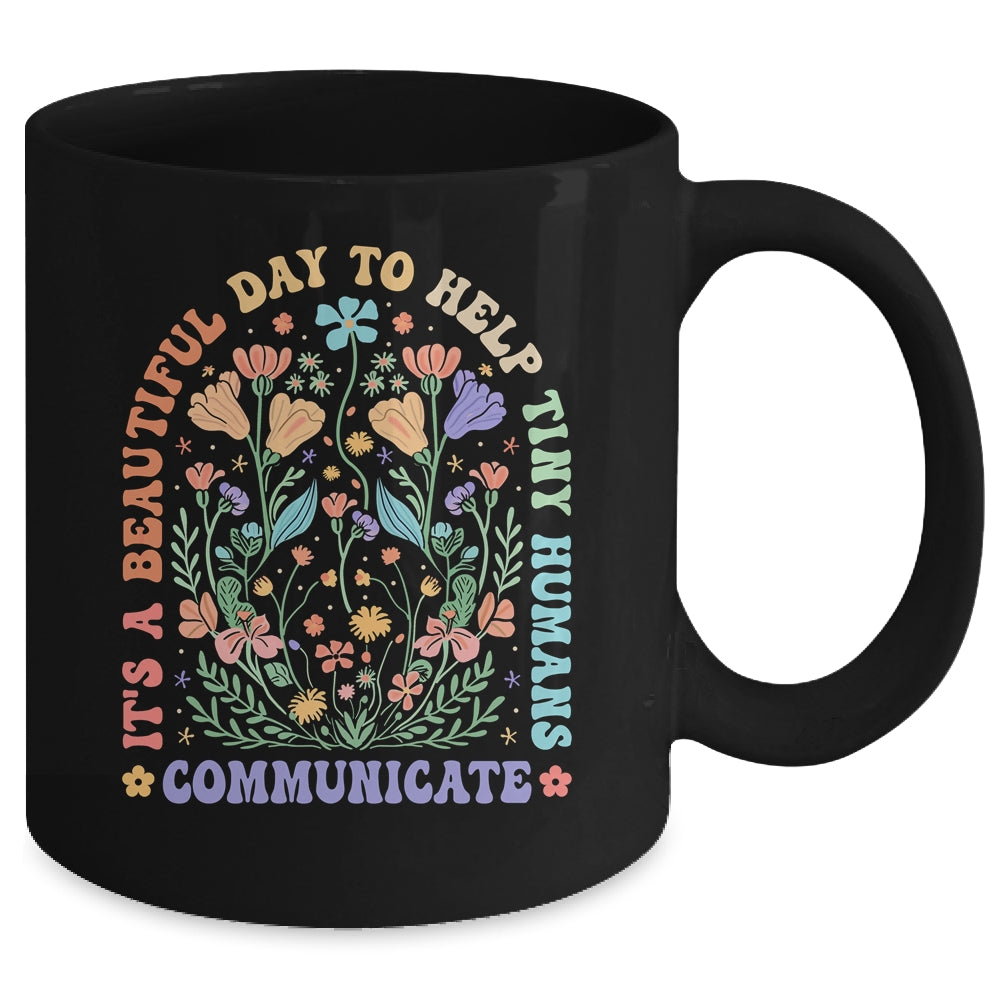 Help Tiny Humans Communicate Speech Language Pathologist SLP Mug | siriusteestore