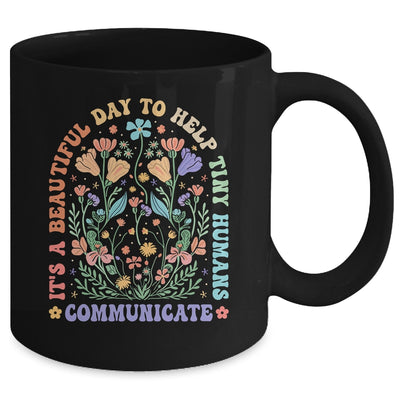 Help Tiny Humans Communicate Speech Language Pathologist SLP Mug | siriusteestore
