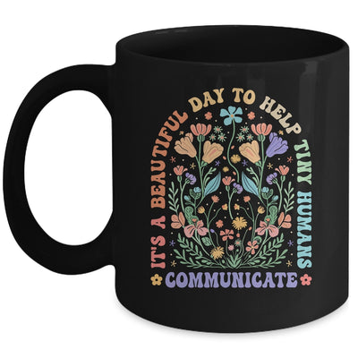Help Tiny Humans Communicate Speech Language Pathologist SLP Mug | siriusteestore