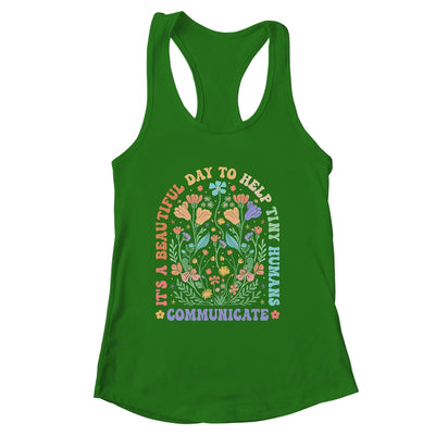 Help Tiny Humans Communicate Speech Language Pathologist SLP Shirt & Tank Top | siriusteestore