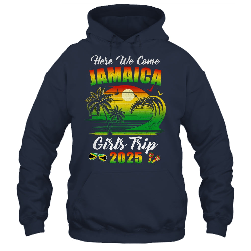 Here We Come 2025 Jamaica Girls Trip Summer Vacation Funny Shirt & Tank Top | siriusteestore