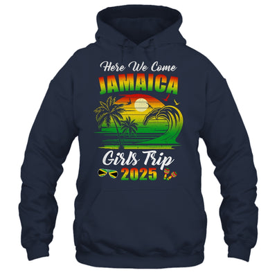 Here We Come 2025 Jamaica Girls Trip Summer Vacation Funny Shirt & Tank Top | siriusteestore