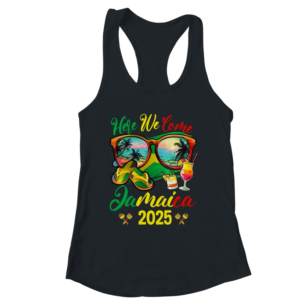 Here We Come Jamaica 2025 Family Vacation Matching Group Shirt & Tank Top | siriusteestore