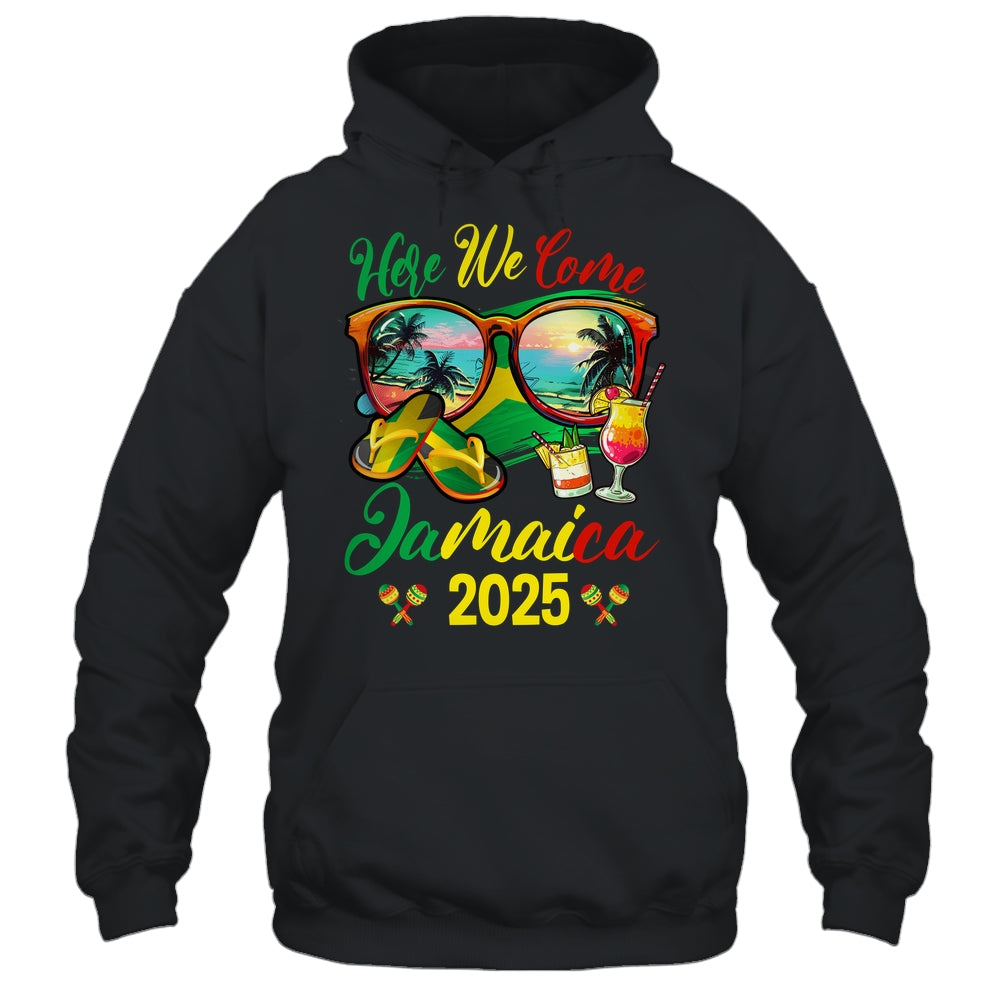 Here We Come Jamaica 2025 Family Vacation Matching Group Shirt & Tank Top | siriusteestore
