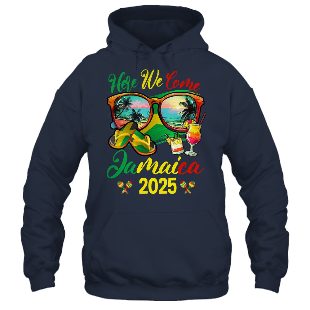 Here We Come Jamaica 2025 Family Vacation Matching Group Shirt & Tank Top | siriusteestore