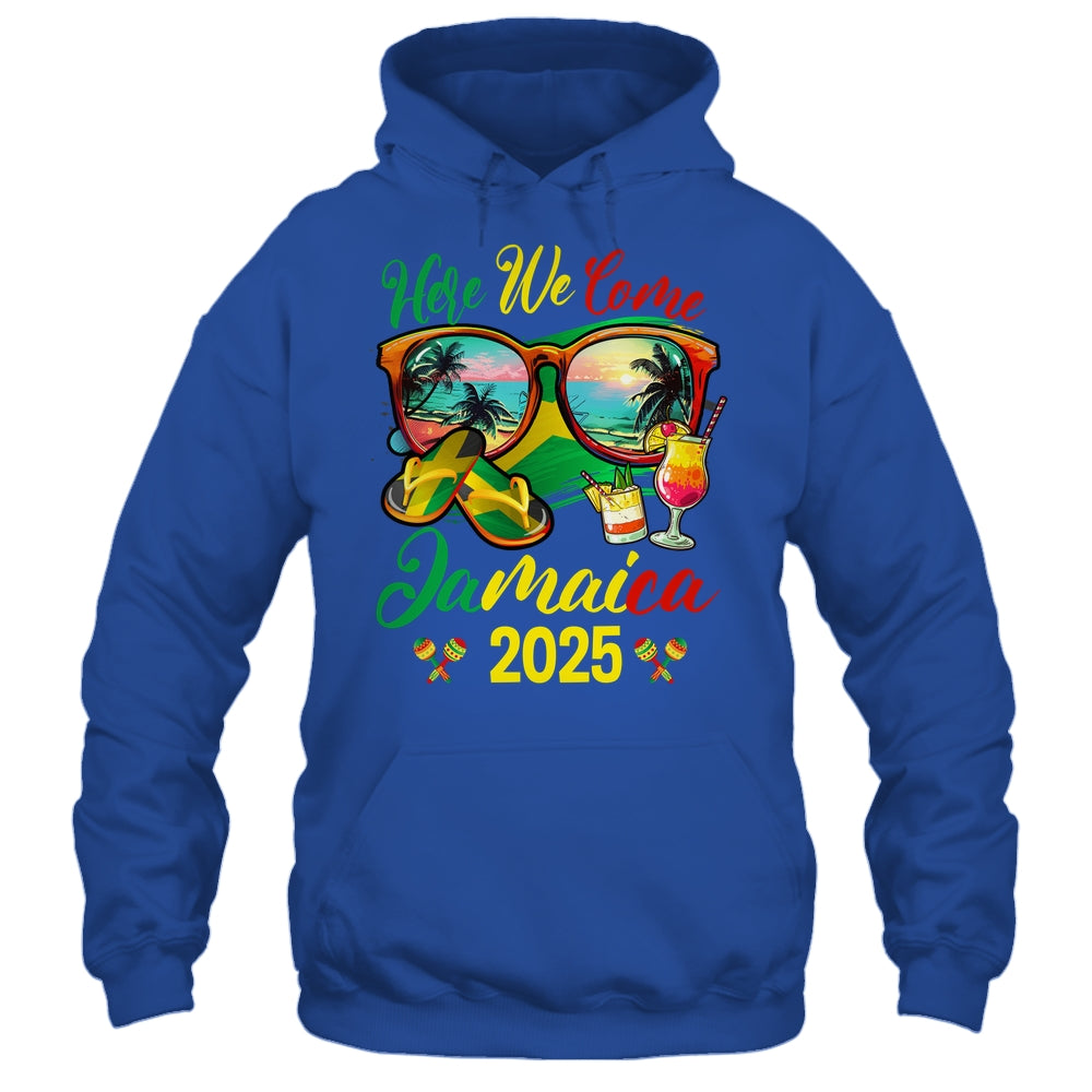 Here We Come Jamaica 2025 Family Vacation Matching Group Shirt & Tank Top | siriusteestore