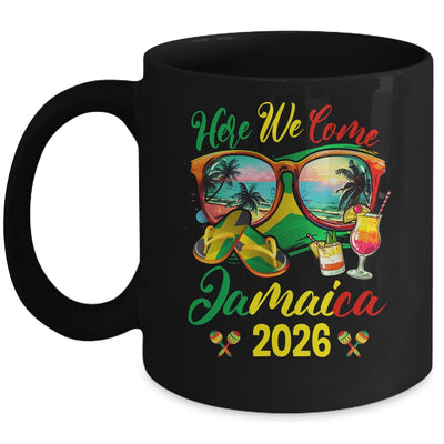Here We Come Jamaica 2026 Family Vacation Matching Group Mug | siriusteestore