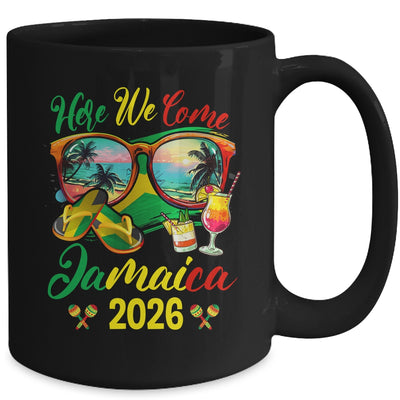 Here We Come Jamaica 2026 Family Vacation Matching Group Mug | siriusteestore