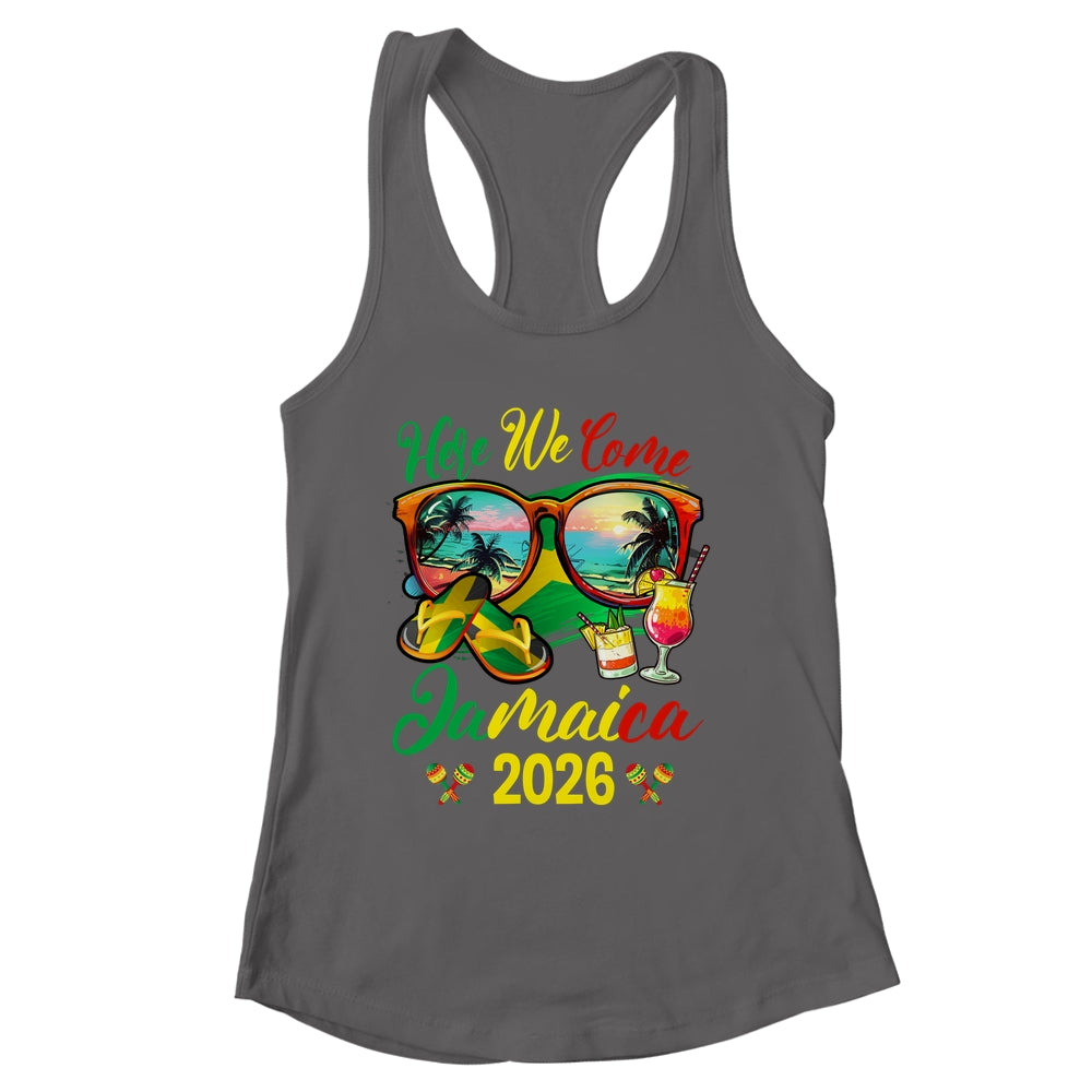 Here We Come Jamaica 2026 Family Vacation Matching Group Shirt & Tank Top | siriusteestore