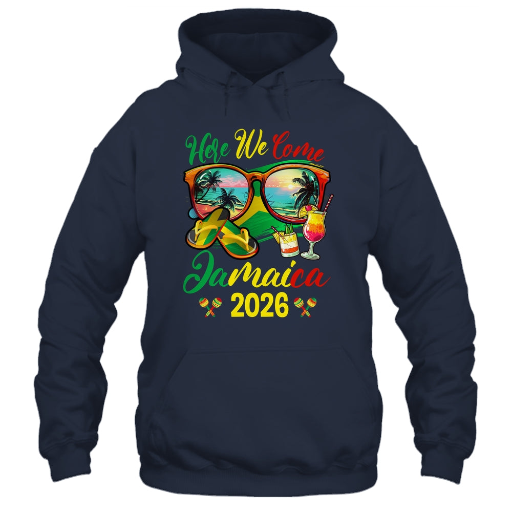 Here We Come Jamaica 2026 Family Vacation Matching Group Shirt & Tank Top | siriusteestore