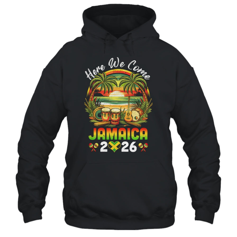 Here We Come Jamaica 2026 Girls Trip Family Summer Vacation Shirt & Tank Top | siriusteestore