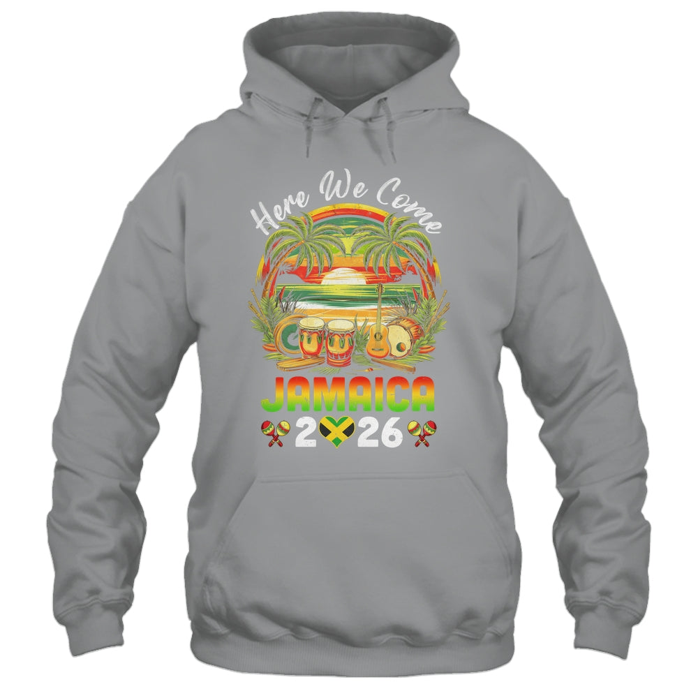 Here We Come Jamaica 2026 Girls Trip Family Summer Vacation Shirt & Tank Top | siriusteestore