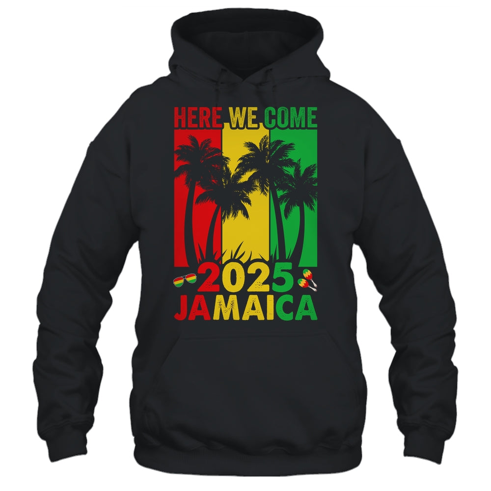 Here We Come Matching Family Vacation Trip Jamaica 2025 Shirt & Tank Top | siriusteestore