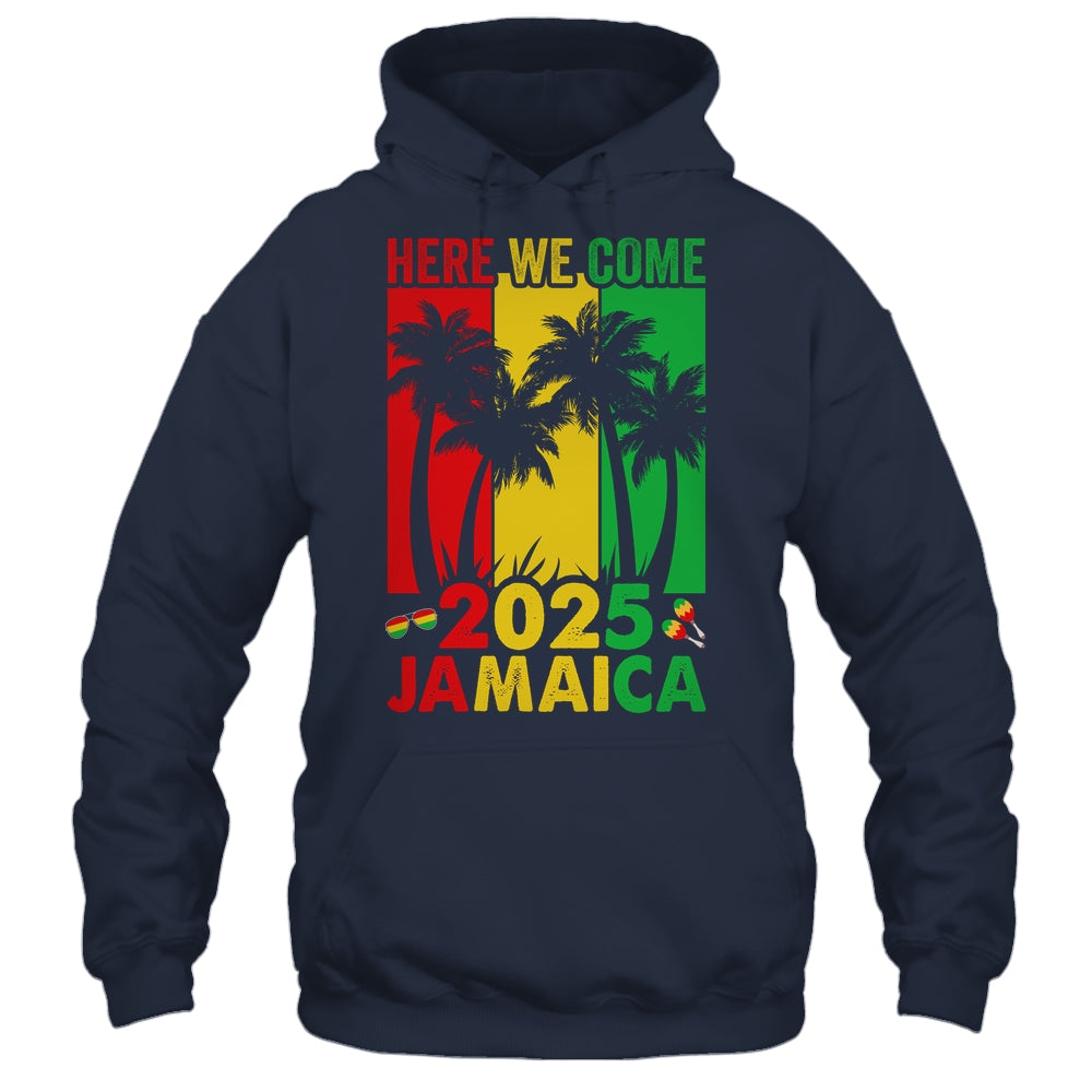 Here We Come Matching Family Vacation Trip Jamaica 2025 Shirt & Tank Top | siriusteestore