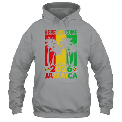 Here We Come Matching Family Vacation Trip Jamaica 2026 Shirt & Tank Top | siriusteestore