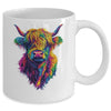 Highland Cow Colorful Lover Design For Girls Women Mom Woman Mug | siriusteestore