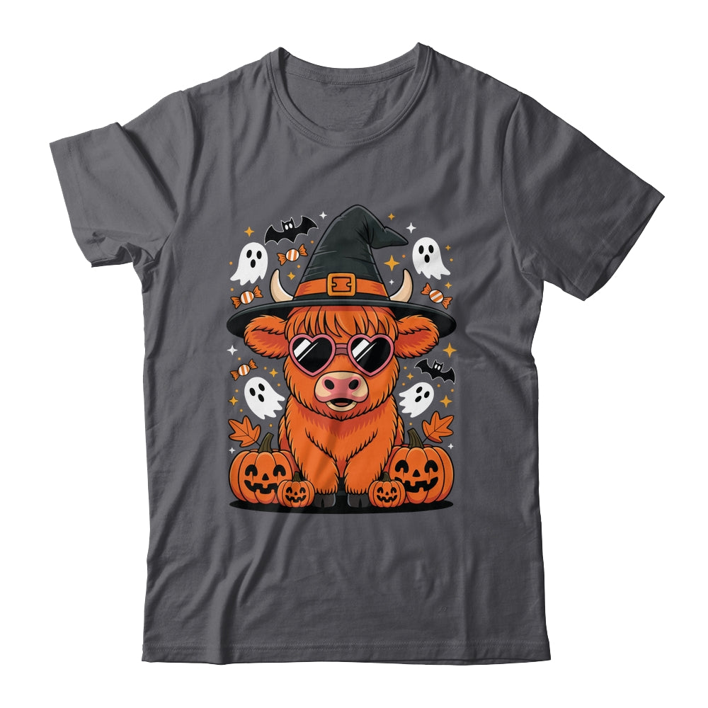 Highland Cow Halloween Pumpkin Funny Spooky Autumn Shirt & Hoodie | siriusteestore