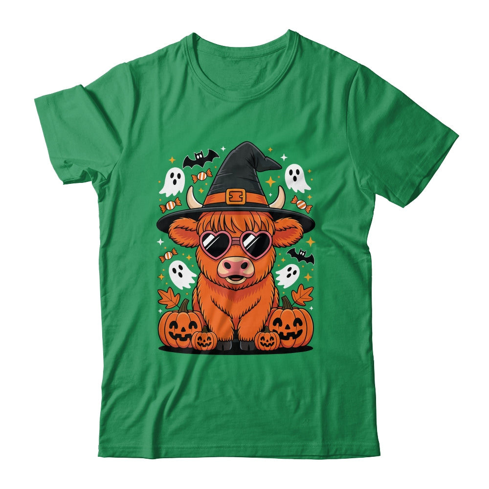 Highland Cow Halloween Pumpkin Funny Spooky Autumn Shirt & Hoodie | siriusteestore