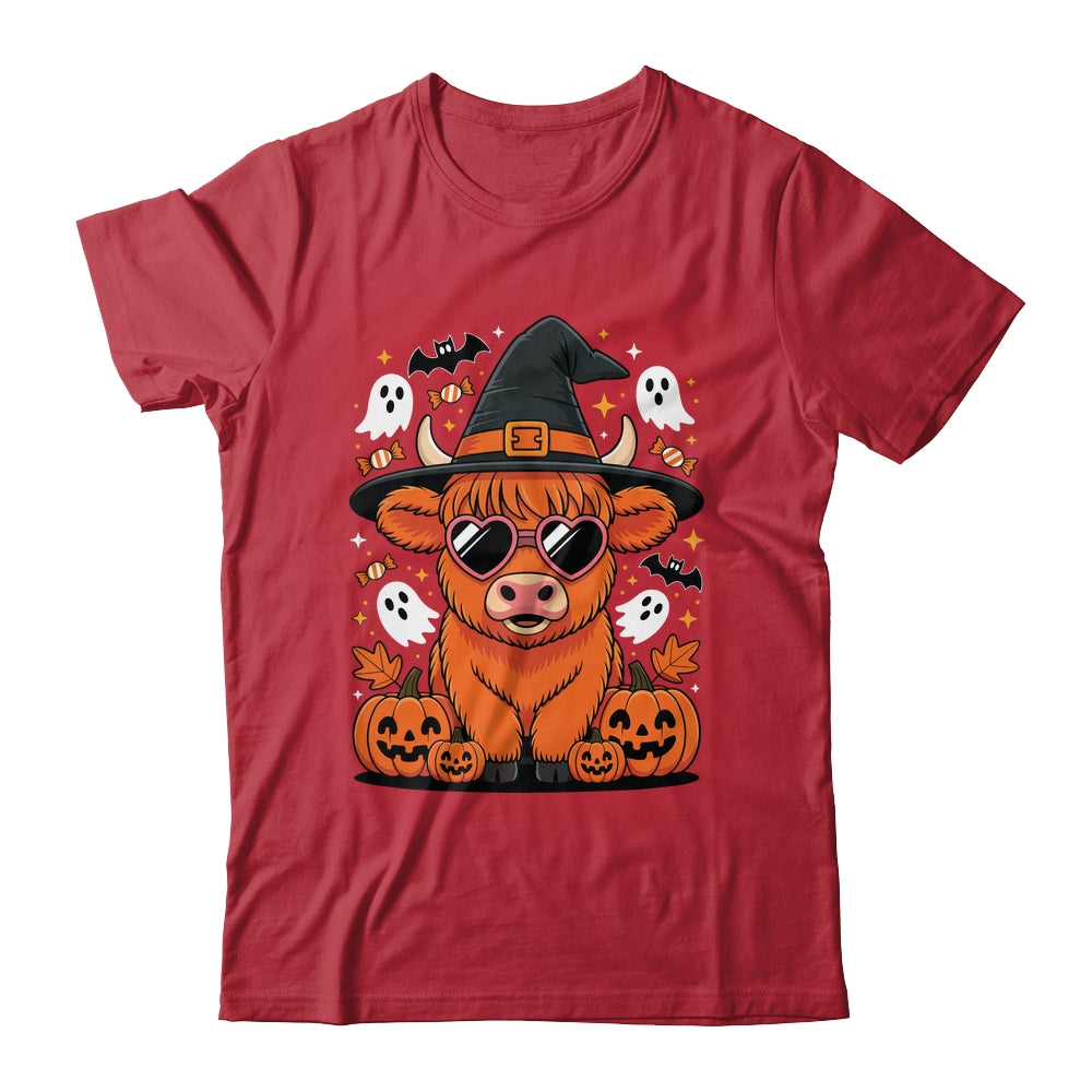 Highland Cow Halloween Pumpkin Funny Spooky Autumn Shirt & Hoodie | siriusteestore
